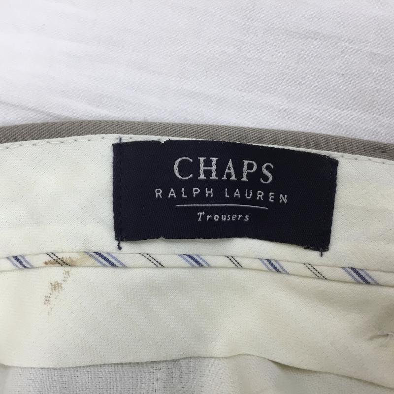 チャップスラルフローレン CHAPSRALPHLAUREN パンツ スラックス trousers パンツ 34 無地 ベージュ / ベージュ / メンズ USED 古着 中古 10092495
