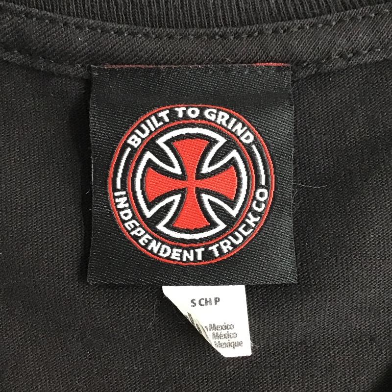 インディペンデント INDEPENDENT Tシャツ 半袖 プリントTシャツ S プリント 黒 / ブラック / レディース USED 古着 中古 10092525
