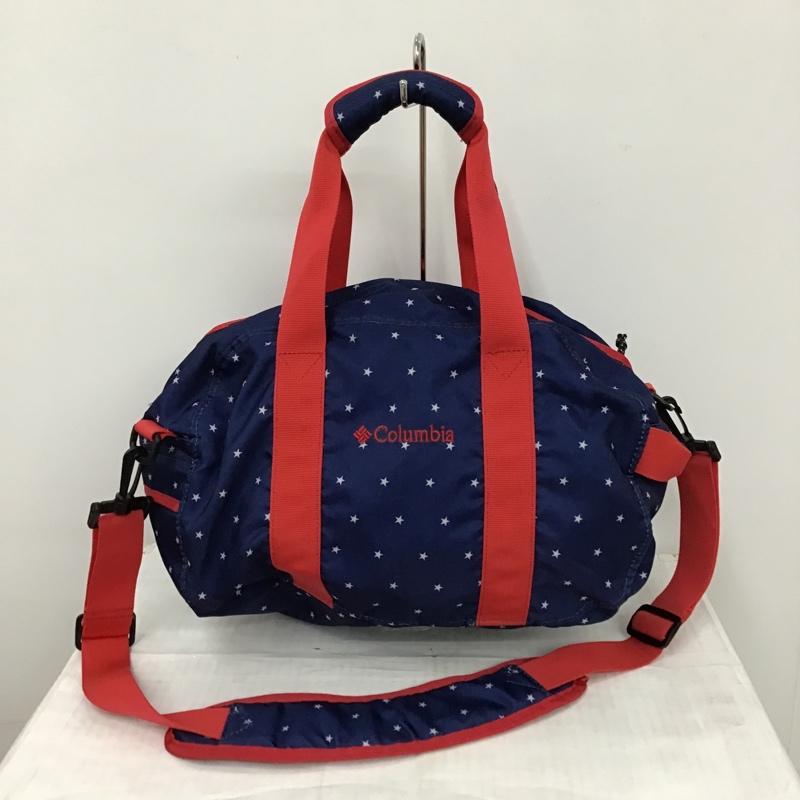 コロンビア Columbia ボストンバッグ ボストンバッグ ミニドラムバッグ PU1092 星 紺 / ネイビー / X 赤 / レッド / メンズ USED 古着 中古 10092615