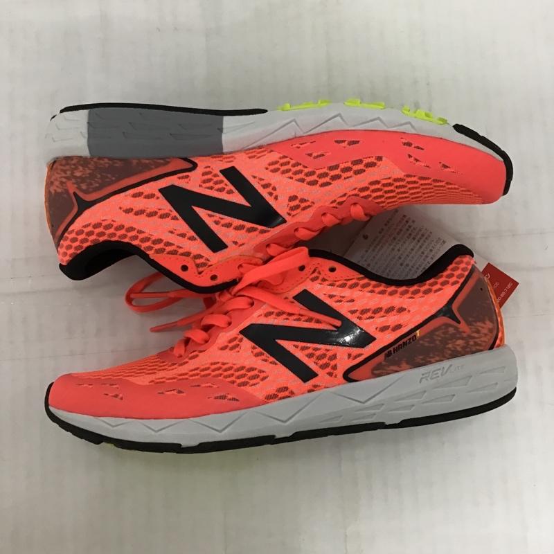 ニューバランス New Balance スニーカー スニーカー WHANZTT1 ランニングシューズ 23cm 箱有 23.0cm ロゴ、文字 橙 / オレンジ / X 黒 / ブラック / X 白 / ホワイト / レディース USED 古着 中古 10092616