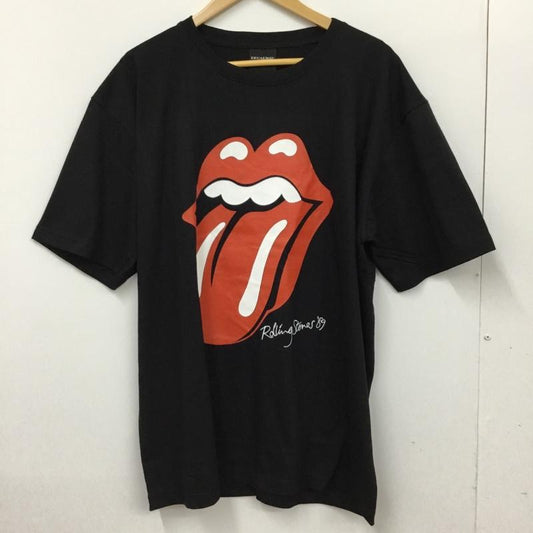 古着 USED Tシャツ 半袖 movie music バンドTシャツ プリントT Rolling Stones ローリング・ストーンズ XL プリント 黒 / ブラック /  メンズ USED 古着 中古 10092629