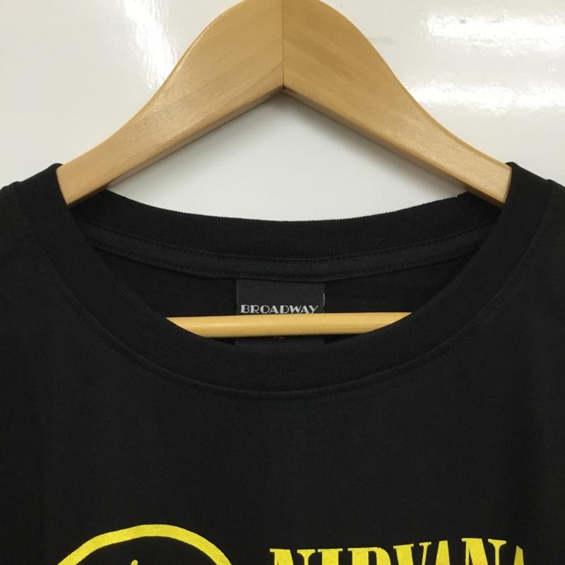 古着 USED Tシャツ 半袖 movie music バンドTシャツ プリントT ニルヴァーナ Nirvana XL プリント 黒 / ブラック /  メンズ USED 古着 中古 10092635