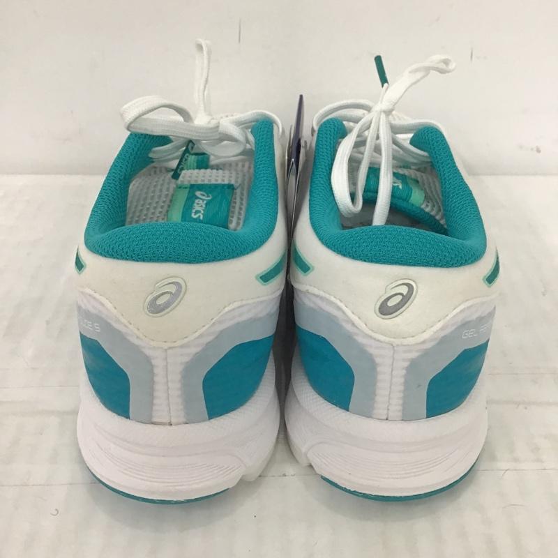 アシックス ASICS スニーカー スニーカー 1012A693 GEL-FEATHER GLIDE5 ランニングシューズ 23cm 箱有 23.0cm ロゴ、文字 白 / ホワイト / X 水色 / ライトブルー / レディース USED 古着 中古 10092641