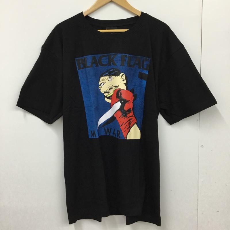 古着 USED Tシャツ 半袖 movie music バンドTシャツ プリントT BLACK FLAG ブラック・フラッグ XL プリント 黒 / ブラック /  メンズ USED 古着 中古 10092642