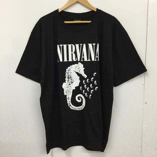 古着 USED Tシャツ 半袖 movie music バンドTシャツ プリントT NIRVANA XL プリント 黒 / ブラック /  メンズ USED 古着 中古 10092646