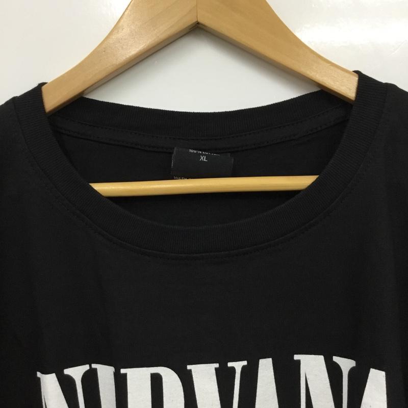 古着 USED Tシャツ 半袖 movie music バンドTシャツ プリントT NIRVANA XL プリント 黒 / ブラック /  メンズ USED 古着 中古 10092647