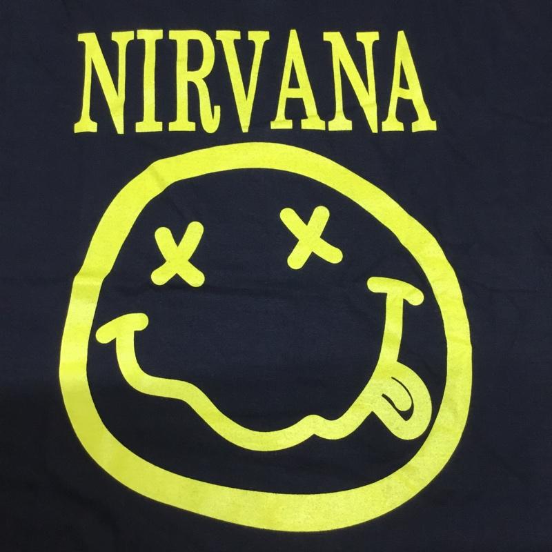 古着 USED Tシャツ 半袖 movie music バンドTシャツ プリントT NIRVANA XL プリント X ロゴ、文字 黒 / ブラック /  メンズ USED 古着 中古 10092656