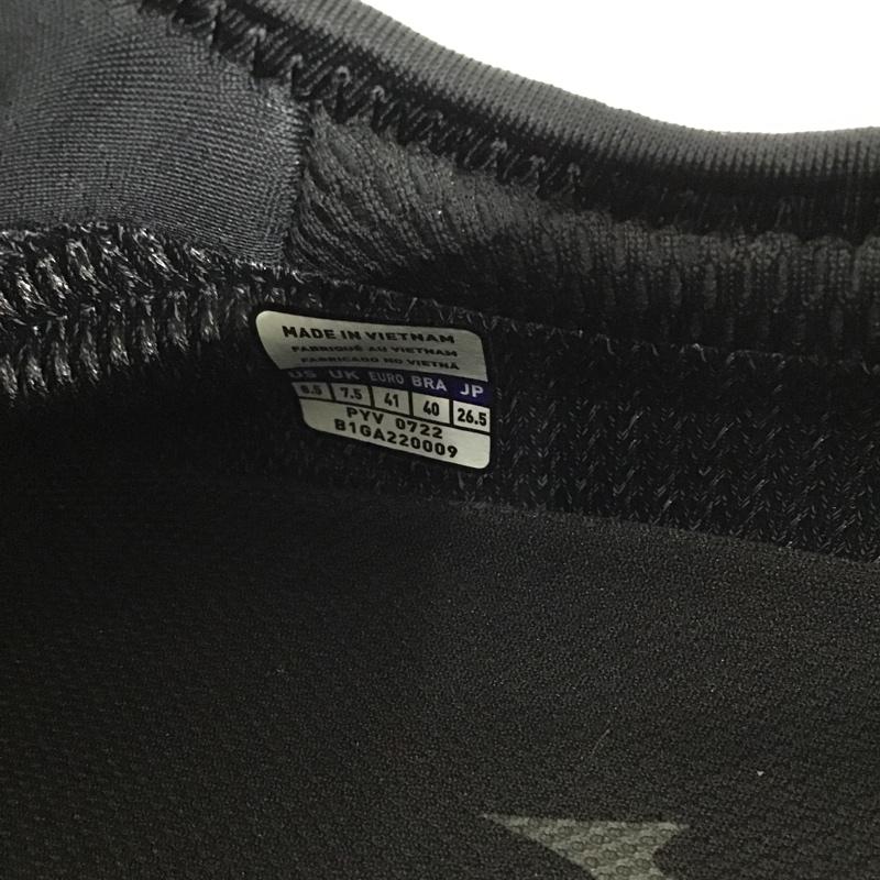 ミズノ MIZUNO スニーカー スニーカー B1GA220009 ウォーキングシューズ WAVE EVOKEGTX 26.5cm 箱有 26.5cm ロゴ、文字 黒 / ブラック / メンズ USED 古着 中古 10092669