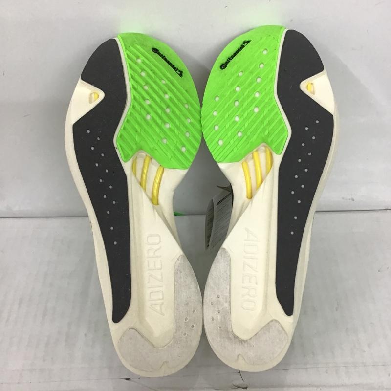 アディダス adidas スニーカー スニーカー GY8405 ADIZERO TAKUMI SEN 8 24.5cm 箱有 24.5cm ロゴ、文字 黒 / ブラック / X 薄緑 / ライトグリーン / X 白 / ホワイト / レディース USED 古着 中古 10092671