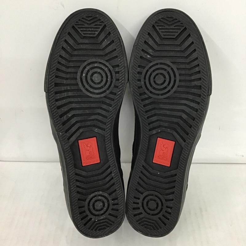 クロム CHROME スリッポン スリッポン FW-169-NI00-080 DIMA 3.0 NIGHT 箱有 ロゴ、文字 黒 / ブラック / メンズ USED 古着 中古 10092698