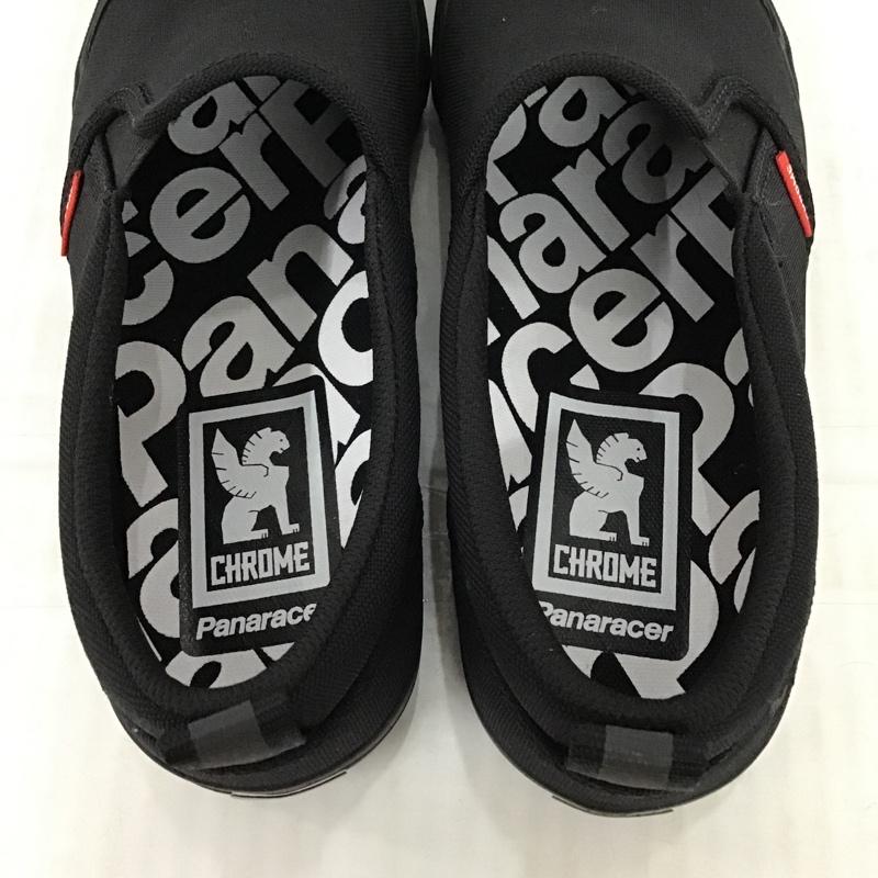 クロム CHROME スリッポン スリッポン FW-169-NI00-080 DIMA 3.0 NIGHT 箱有 ロゴ、文字 黒 / ブラック / メンズ USED 古着 中古 10092698