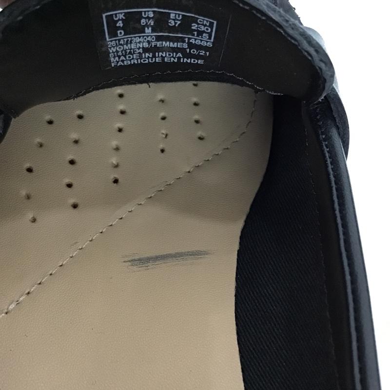クラークス Clarks ローファー ローファー Hamble Loafer レザー UK4 箱有 無地 黒 / ブラック / レディース USED 古着 中古 10092700