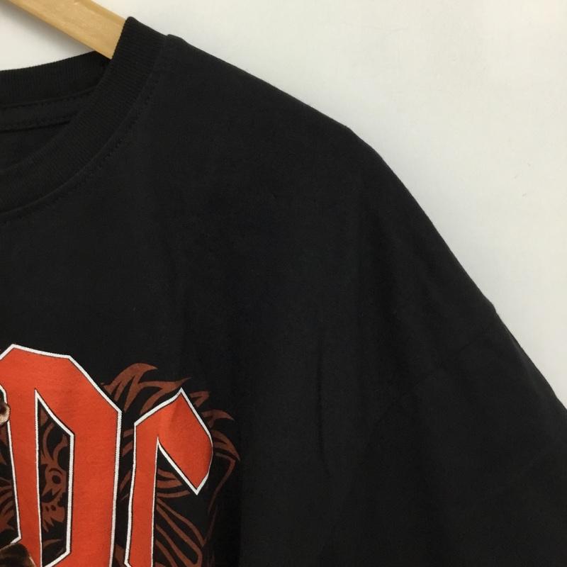 古着 USED Tシャツ 半袖 movie music バンドTシャツ プリントT AC/DC エーシー・ディーシー XL ロゴ、文字 X プリント 黒 / ブラック /  メンズ USED 古着 中古 10092726