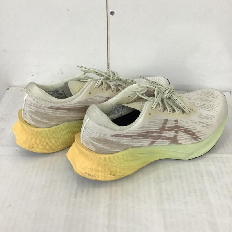 アシックス ASICS スニーカー スニーカー 1011B458-101 NOVABLAST 3 26.5cm 箱有 26.5cm ロゴ、文字 オフホワイト / オフホワイト / X 茶 / ブラウン / X 薄緑 / ライトグリーン / X 黄 / イエロー / メンズ USED 古着 中古 10092727