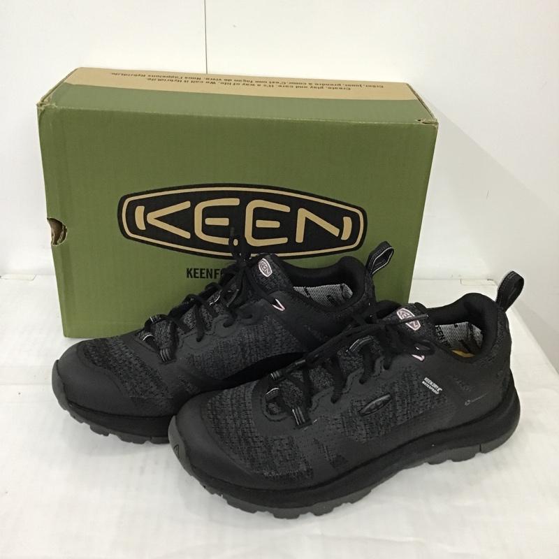 キーン KEEN スニーカー スニーカー 1022345 TERRADORA II WP 25cm 箱有 25.0cm ロゴ、文字 黒 / ブラック / X 桃 / ピンク / レディース USED 古着 中古 10092731