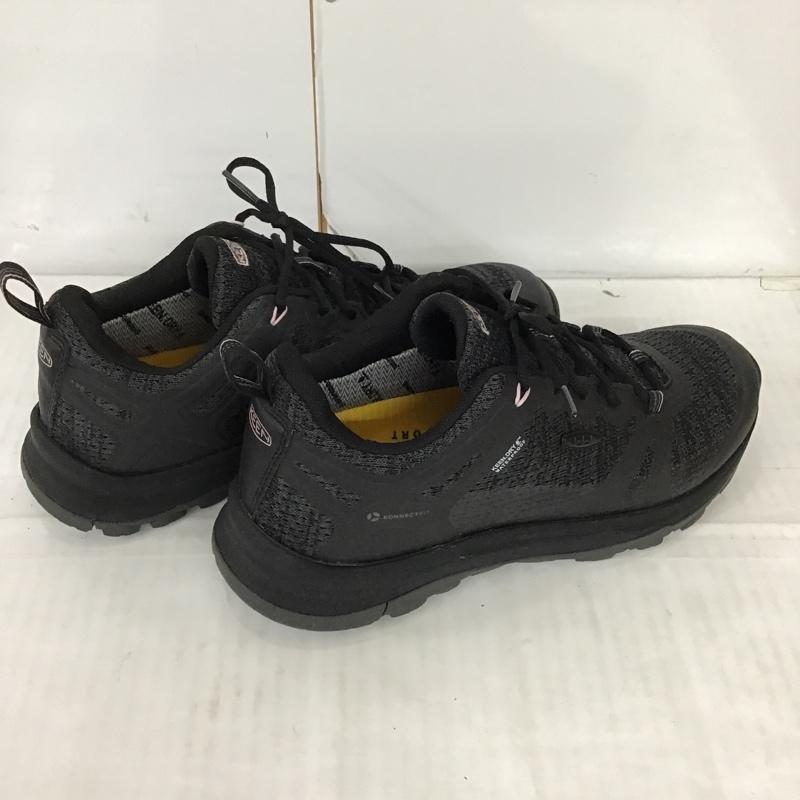 キーン KEEN スニーカー スニーカー 1022345 TERRADORA II WP 25cm 箱有 25.0cm ロゴ、文字 黒 / ブラック / X 桃 / ピンク / レディース USED 古着 中古 10092731
