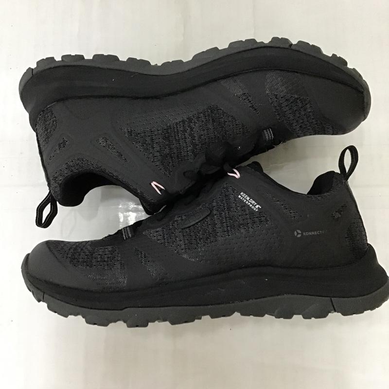 キーン KEEN スニーカー スニーカー 1022345 TERRADORA II WP 25cm 箱有 25.0cm ロゴ、文字 黒 / ブラック / X 桃 / ピンク / レディース USED 古着 中古 10092731