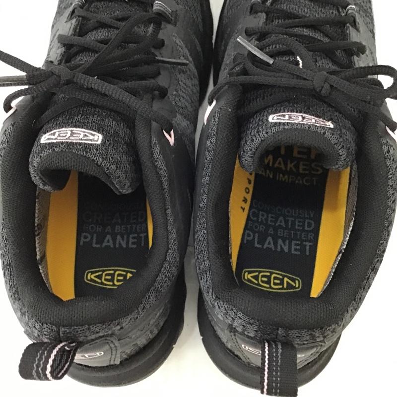 キーン KEEN スニーカー スニーカー 1022345 TERRADORA II WP 25cm 箱有 25.0cm ロゴ、文字 黒 / ブラック / X 桃 / ピンク / レディース USED 古着 中古 10092731