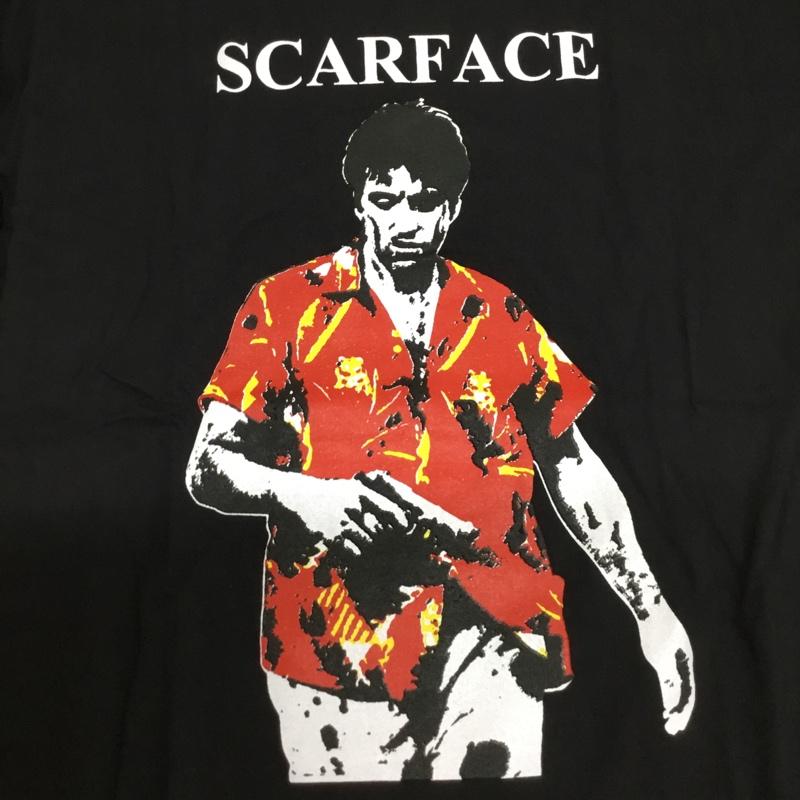 古着 USED Tシャツ 半袖 movie music バンドTシャツ プリントT SCARFACE XL 無地 X ロゴ、文字 X プリント 黒 / ブラック /  メンズ USED 古着 中古 10092735