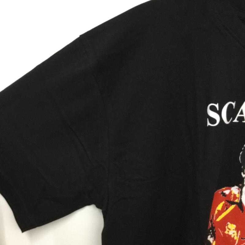 古着 USED Tシャツ 半袖 movie music バンドTシャツ プリントT SCARFACE XL プリント X ロゴ、文字 黒 / ブラック /  メンズ USED 古着 中古 10092736