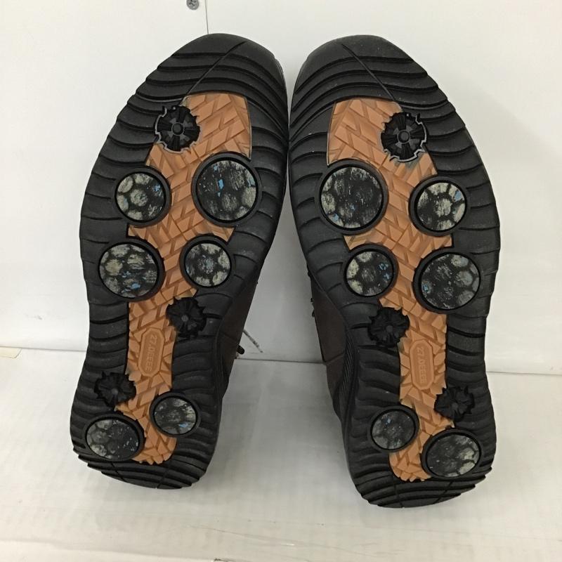 ムーンスター MoonStar カジュアルシューズ カジュアルシューズ SPLT FGM82 防滑ファスナー付 スノーシューズ 27cm 箱有 27.0cm ロゴ、文字 ダークブラウン / ダークブラウン / X 黒 / ブラック / メンズ USED 古着 中古 10092748