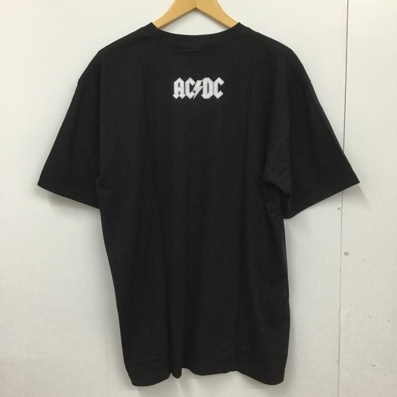 古着 USED Tシャツ 半袖 movie music バンドTシャツ プリントT AC/DC エーシー・ディーシー XL プリント X ロゴ、文字 黒 / ブラック /  メンズ USED 古着 中古 10092761