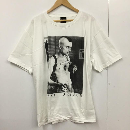 古着 USED Tシャツ 半袖 movie music バンドTシャツ プリントT TAXI DRIVER タクシードライバー アメリカ映画 XL ロゴ、文字 X プリント 白 / ホワイト /  メンズ USED 古着 中古 10092785