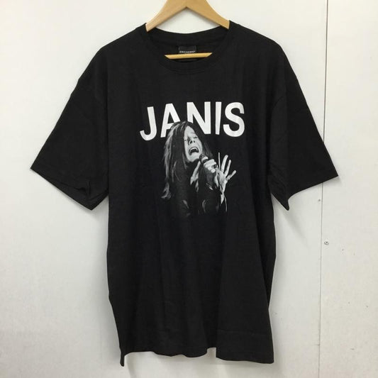 古着 USED Tシャツ 半袖 movie music バンドTシャツ プリントT Janis Lyn Joplin ジャニス・リン・ジョプリン XL ロゴ、文字 X プリント 黒 / ブラック /  メンズ USED 古着 中古 10092795