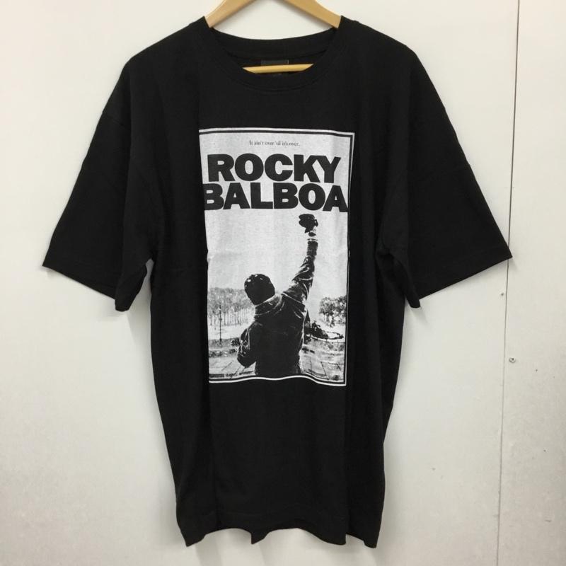 古着 USED Tシャツ 半袖 movie music バンドTシャツ プリントT ロッキー・ザ・ファイナル Rocky Balboa XL ロゴ、文字 X プリント 黒 / ブラック / メンズ USED 古着 中古 10092817