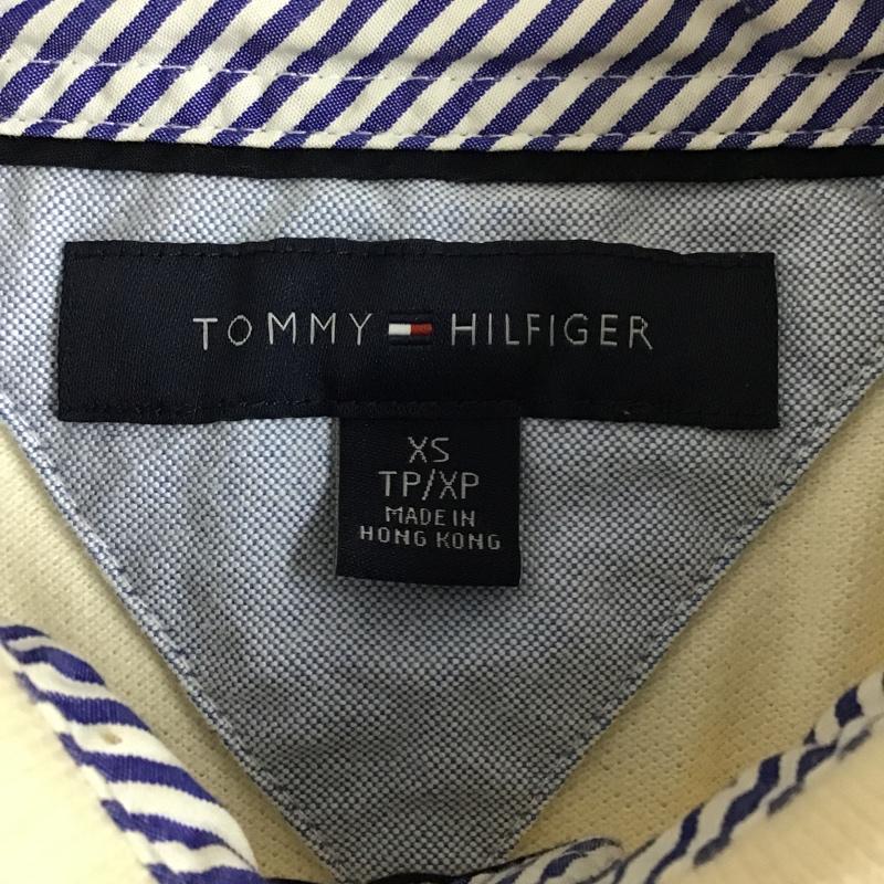 トミーヒルフィガー TOMMY HILFIGER ポロシャツ 半袖 XS ボーダー柄 マルチカラー / マルチカラー / メンズ USED 古着 中古 10092819