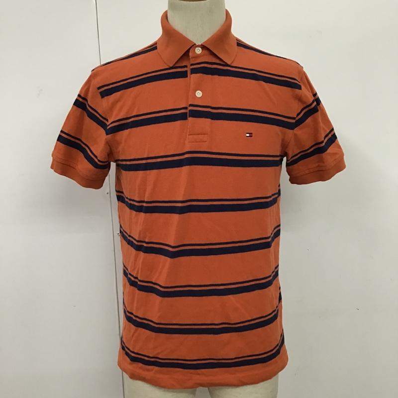 トミーヒルフィガー TOMMY HILFIGER ポロシャツ 半袖 XS ボーダー柄 マルチカラー / マルチカラー / メンズ USED 古着 中古 10092820