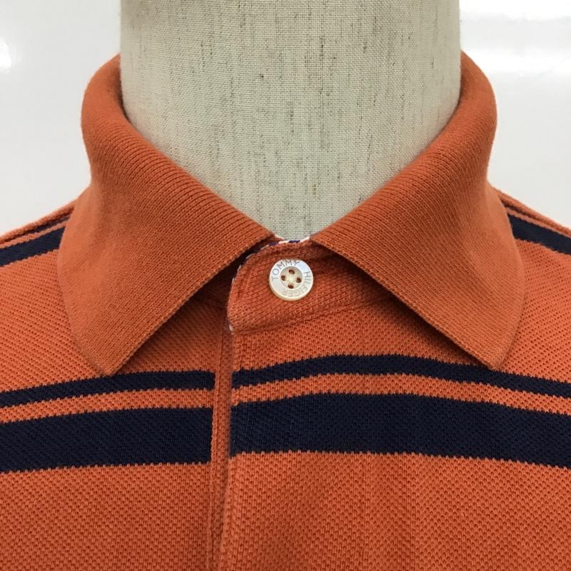 トミーヒルフィガー TOMMY HILFIGER ポロシャツ 半袖 XS ボーダー柄 マルチカラー / マルチカラー / メンズ USED 古着 中古 10092820
