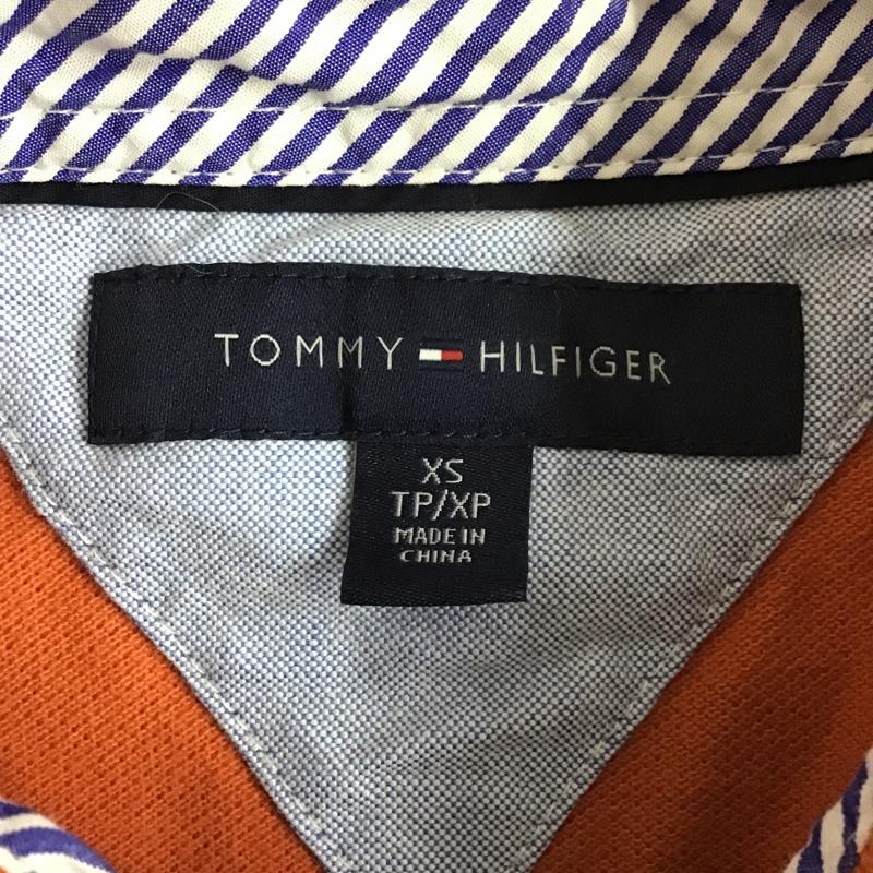 トミーヒルフィガー TOMMY HILFIGER ポロシャツ 半袖 XS ボーダー柄 マルチカラー / マルチカラー / メンズ USED 古着 中古 10092820