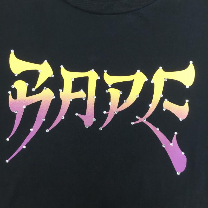 アベイシングエイプ A BATHING APE Tシャツ 半袖 FREE ロゴ、文字 黒 / ブラック / メンズ USED 古着 中古 10092844