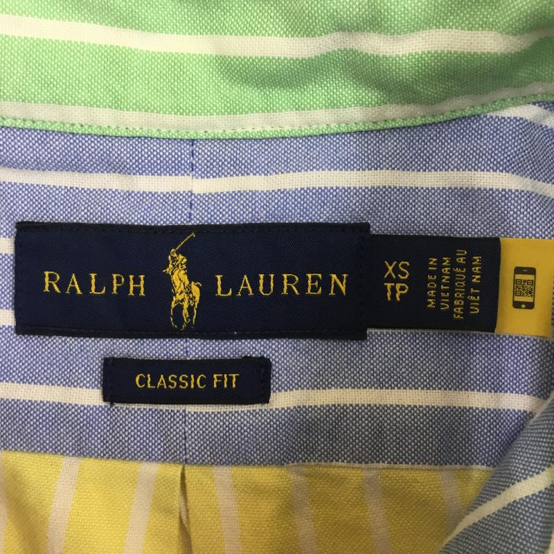 ラルフローレン RALPHLAUREN シャツ、ブラウス 長袖 XS ストライプ マルチカラー / マルチカラー / メンズ USED 古着 中古 10092845