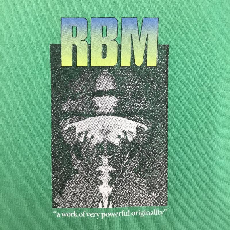 リアルバッドマン REAL BAD MAN Tシャツ 半袖 USED加工 XL プリント 緑 / グリーン / メンズ USED 古着 中古 10092848