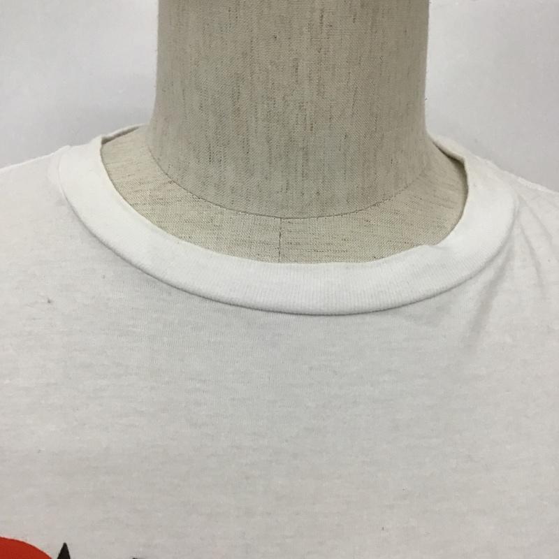 サタデーズサーフニューヨークシティー SATURDAYS SURF NYC Tシャツ 半袖 クルーネック S ロゴ、文字 白 / ホワイト / メンズ USED 古着 中古 10092880