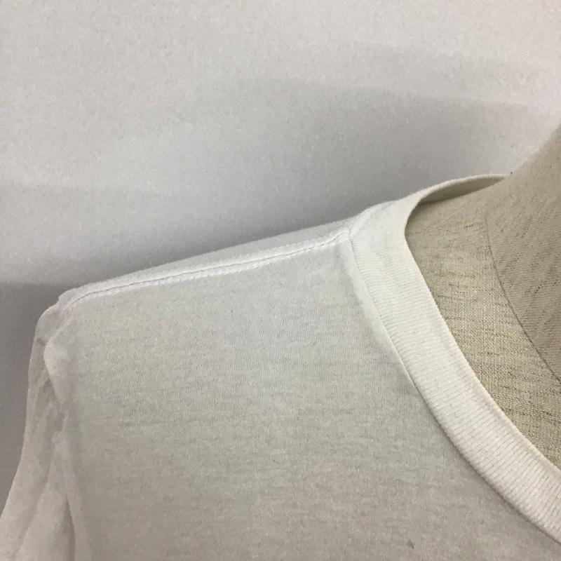 サタデーズサーフニューヨークシティー SATURDAYS SURF NYC Tシャツ 半袖 クルーネック S ロゴ、文字 白 / ホワイト / メンズ USED 古着 中古 10092880