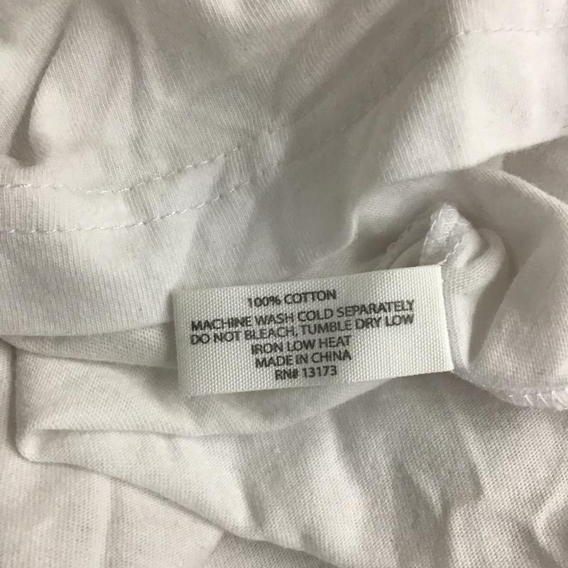 サタデーズサーフニューヨークシティー SATURDAYS SURF NYC Tシャツ 半袖 クルーネック S ロゴ、文字 白 / ホワイト / メンズ USED 古着 中古 10092880