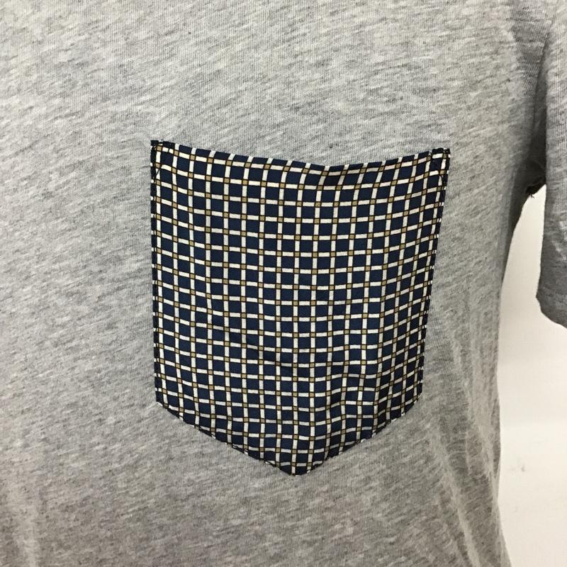 メゾン マルジェラ Maison Margiela Tシャツ 半袖 胸ポケット 44 無地 灰 / グレー / メンズ USED 古着 中古 10092886