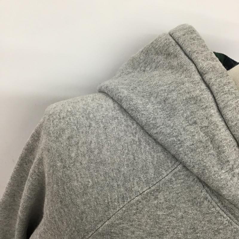 フランクリンマーシャル FRANKLIN&MARSHALL パーカー 長袖 プルオーバー フーディー 裏起毛 M ロゴ、文字 灰 / グレー / メンズ USED 古着 中古 10092894