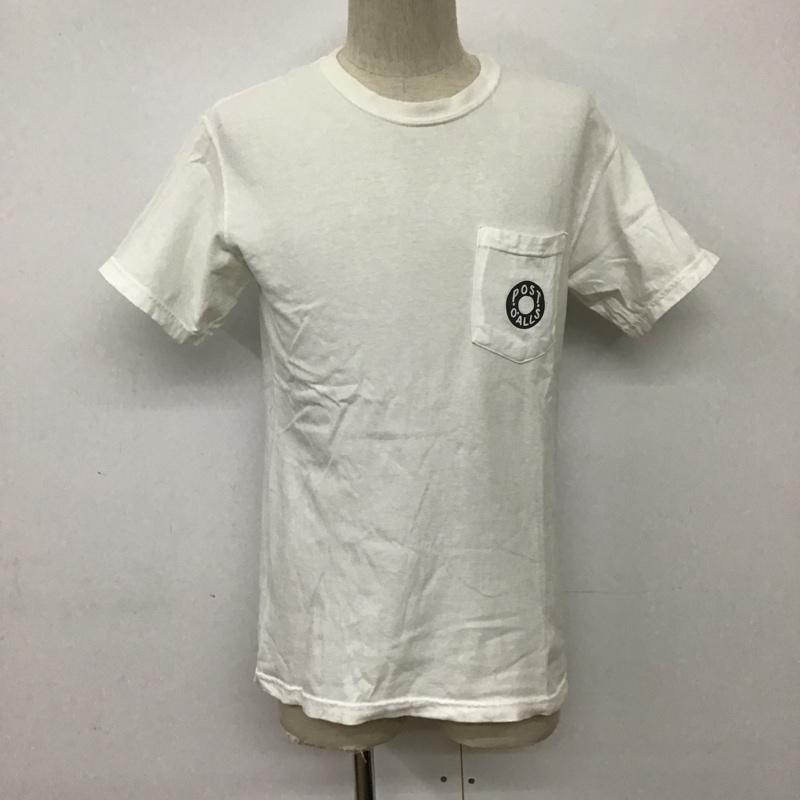ポスト POST Tシャツ 半袖 3005-B1 EmpireStateSpecial ポケットTシャツ 半袖カットソー プリントTシャツ S プリント 白 / ホワイト / メンズ USED 古着 中古 10092953