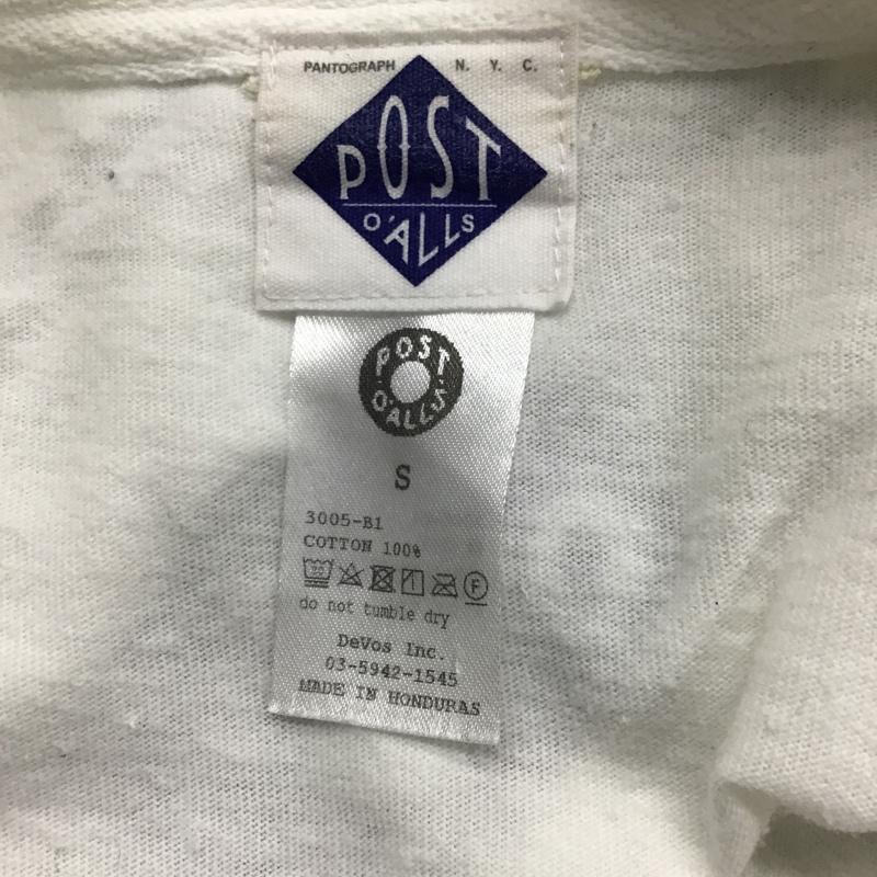 ポスト POST Tシャツ 半袖 3005-B1 EmpireStateSpecial ポケットTシャツ 半袖カットソー プリントTシャツ S プリント 白 / ホワイト / メンズ USED 古着 中古 10092953