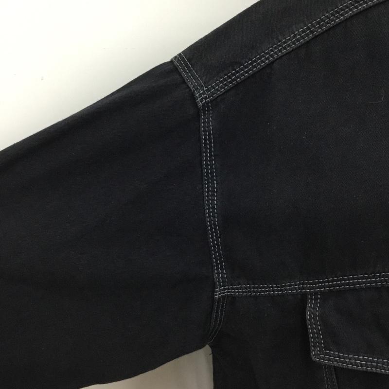 リーバイス Levi's シャツ、ブラウス 長袖 47504-8655 ジーンズジャケット 長袖シャツ M 無地 黒 / ブラック / レディース USED 古着 中古 10092958
