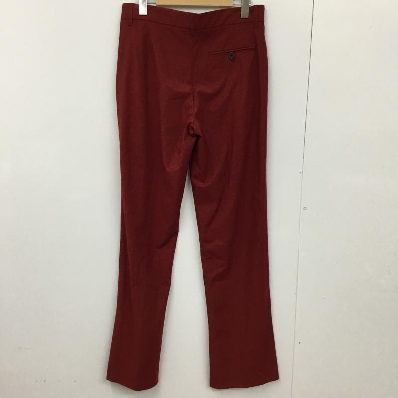 ザラ ZARA パンツ スラックス ワイドパンツ センタータックパンツ スラックス スリットパンツ S 無地 赤 / レッド / レディース USED 古着 中古 10092962