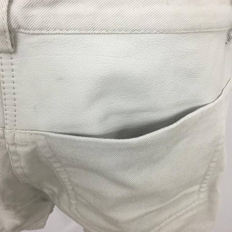 アレキサンダーワン ALEXANDER WANG パンツ ショートパンツ 1552-343-0052 デニムショートパンツ カジュアルパンツ FREE 無地 オフホワイト / オフホワイト / レディース USED 古着 中古 10092974
