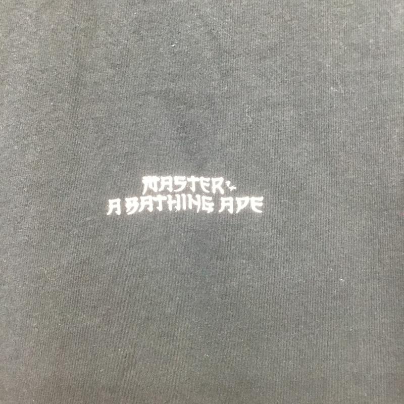 アベイシングエイプ A BATHING APE Tシャツ 半袖 MASTER オブ BAPE ラインストーン FREE プリント X ロゴ、文字 X キャラクター 黒 / ブラック / メンズ USED 古着 中古 10092984
