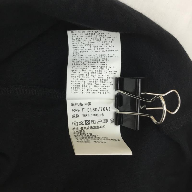 アベイシングエイプ A BATHING APE Tシャツ 半袖 MASTER オブ BAPE ラインストーン FREE プリント X ロゴ、文字 X キャラクター 黒 / ブラック / メンズ USED 古着 中古 10092984