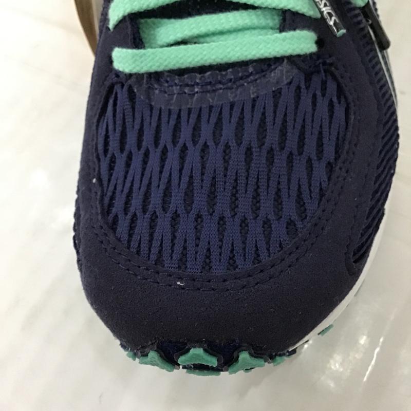 アシックス ASICS スニーカー スニーカー 1012A733 ランニングシューズ TARTHEREDGE2 23cm 箱有 23.0cm ロゴ、文字 紺 / ネイビー / X 薄緑 / ライトグリーン / レディース USED 古着 中古 10092990