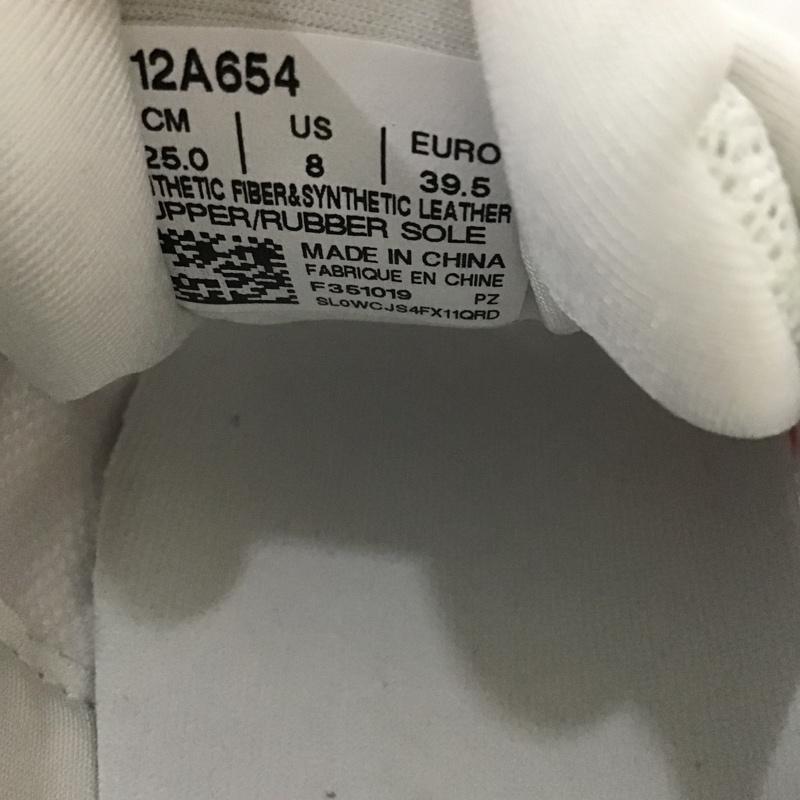 アシックス ASICS スニーカー スニーカー 1012A654 ランニングシューズ GEL-KAYANO 25cm 箱有 25.0cm ロゴ、文字 白 / ホワイト / X 赤 / レッド / X 青 / ブルー / レディース USED 古着 中古 10092991